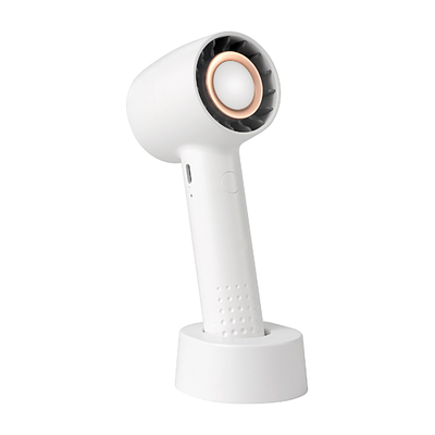 Fan ricaricabile bianco del generatore eolico 2000mAh Mini Portable USB del ventilatore da tavolo alto