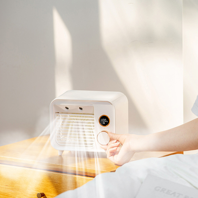 Migliore fan portatile del dispositivo di raffreddamento di raffreddamento ad acqua del LED Mini Personal Rechargeable Air Conditioner USB