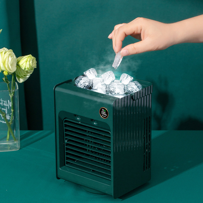 Condizionatore d'aria LCD del Usb del Usb Mini Cooler Fan 4000mAh DC5V dello schermo il piccolo ha condotto la luce