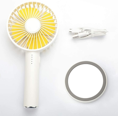 5 fan dello specchio di trucco di viaggio della Tabella di Mini Portable Handheld Fan Battery 2000mah di velocità