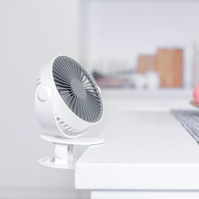 Ventilatore USB portatile con batteria da 2000 mAh BLDC Ventilatore con clip da tavolo a 360 gradi