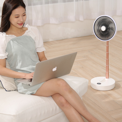 Fan ricaricabile stante del piedistallo di CC 5V 10000mAh di fan del pavimento LCD dello schermo