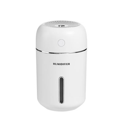 Qualità  Car USB 280ml Ultrasonic Air Humidifier With Warm Lights H2o Cool Mist Maker Fabbrica