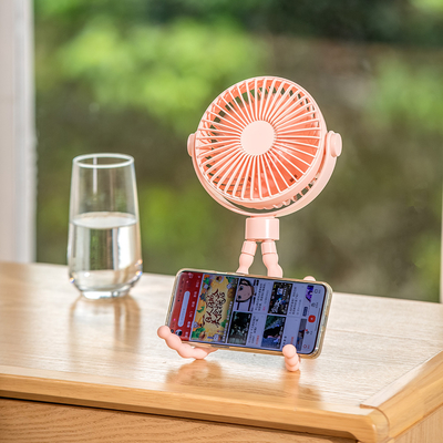 Ventilatore USB portatile oscillante Clip per treppiede da tavolo da 6 pollici su ventola con 360 gradi