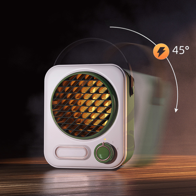 Termoventilatore mini portatile classico Termoventilatore bianco per piccoli spazi