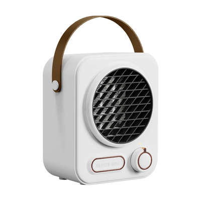 Termoventilatore mini portatile classico Termoventilatore bianco per piccoli spazi