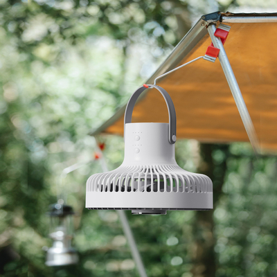 Fan di campeggio 10000mAh Mini Rechargeable Fan del Usb del soffitto a 10 pollici del treppiede del LED