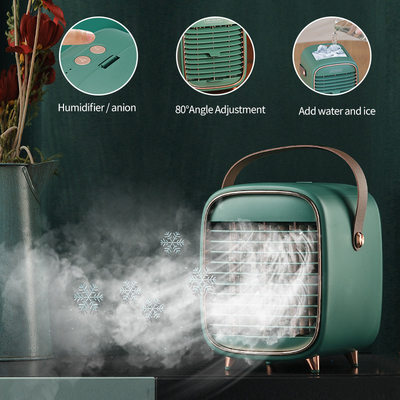 Ventilatore portatile di raffreddamento dell'aria 3 velocità condizionatore evaporativo raffreddamento da scrivania