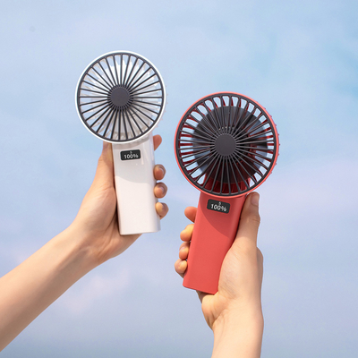 Del LED Digtial mini USB fan tenuto in mano portatile dell'esposizione 4000mAh