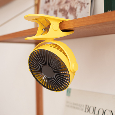 progettazione compatta di bambino del fan di 2000mah Mini Portable USB del passeggiatore del fan a 4 pollici all'aperto della clip