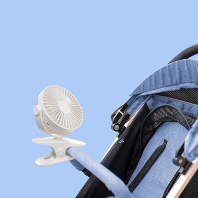 progettazione compatta di bambino del fan di 2000mah Mini Portable USB del passeggiatore del fan a 4 pollici all'aperto della clip