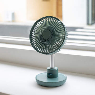 Ventola di raffreddamento elettrica portatile della batteria del Usb di oscillazione a 6 pollici ricaricabile del ventilatore da tavolo
