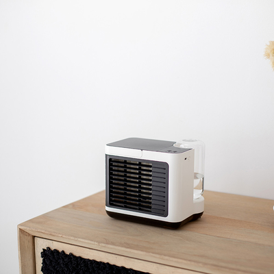 Mini raffreddatore d'aria evaporativo Ventilatore portatile di raffreddamento d'aria Ventilatore da tavolo personale