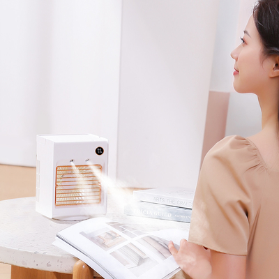 Piccoli dispositivo di raffreddamento di aria e batteria evaporativi del fan 4000mAh di HumidifierTable