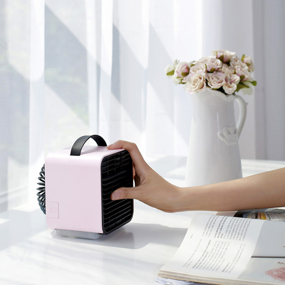 2000mAh Rechargeable Handheld Air Cooler Fan con 3 direzioni del vento regolabili