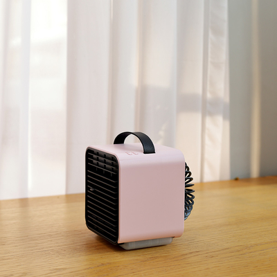 Ventilatore di raffreddamento dell'aria con luce notturna a LED ricaricabile