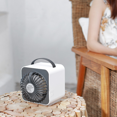 Ventilatore di raffreddamento dell'aria con luce notturna a LED ricaricabile