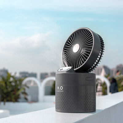 Fan ultrasonico dello spruzzo dell'acqua vaporizzata della ventola di raffreddamento della Tabella del Usb 4000mAh della batteria