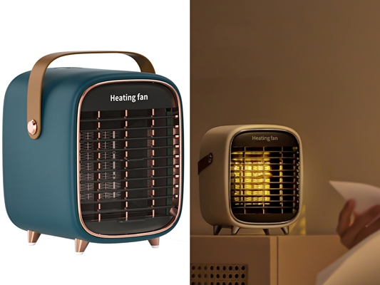Spazio portatile ceramico veloce del riscaldamento ptc del FCC 900W del radiatore di elettroventola del silicone