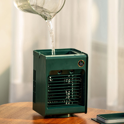 Condizionatore d'aria portatile ricaricabile fresco del carro armato del fan 300ml dello spruzzo d'acqua dell'aria del PWB