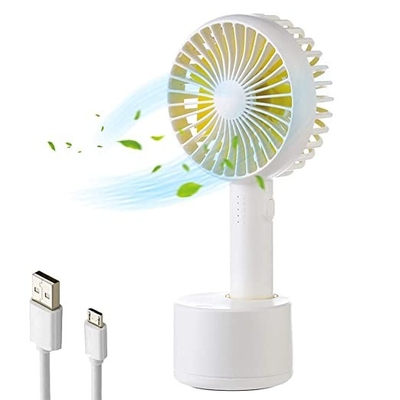 Fan ricaricabile d'oscillazione dello scrittorio di Mini Portable Handheld Fan 2000mAh 4W della base