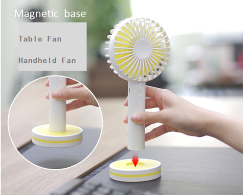 Base magnetica Mini Usb Rechargeable Fan di Macaron Mini Portable Handheld Fan Handy