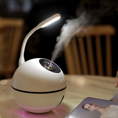 3 in 1 diffusore di luce cambiante colore ultrasonico 2000mah dell'umidificatore 300ml del Usb di mini