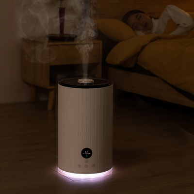 Sterilizzazione UV che gira la foschia calda ultrasonica di grande capacità dell'umidificatore 5L dell'aria