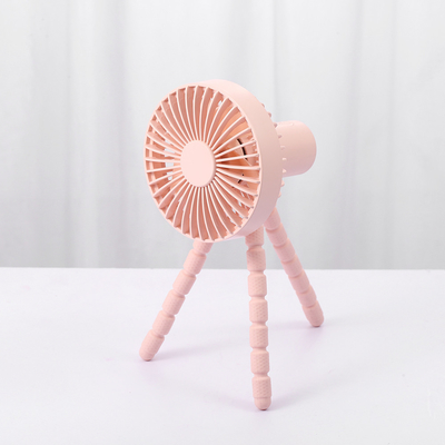 Batteria portatile 1800mah Mini Portable Fan tenuto in mano del fan del treppiede flessibile