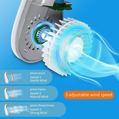Fan ricaricabile della tasca del flusso d'aria di USB del fan sport portatile sfrondato della collana di piccolo
