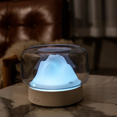 Luce notturna fresca Grey White ultrasonico variopinto del diffusore LED dell'olio dell'aroma della foschia