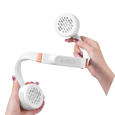 fan tenuto in mano del collo di 4000mAh 4W di viaggio senza lama portabile del condizionatore d'aria