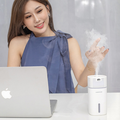 Il ripiano del tavolo ultrasonico dell'umidificatore dell'aria di H2o 500ml ha condotto il potere leggero di USB del diffusore dell'aroma