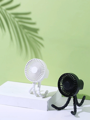 Bambino portatile ricaricabile Mini Handheld Stroller Fan del ventilatore da tavolo di USB della batteria 2500mAh