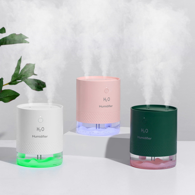 Spruzzo Mini Usb Ultrasonic del doppio della luce notturna 650ml del diffusore dell'aroma della batteria 2000mAh