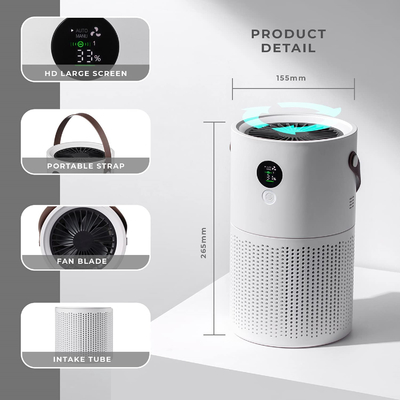 Purificatore dell'aria di Hepa del purificatore dell'aria della famiglia della polvere di Dander dell'animale domestico per fumo
