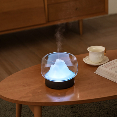 Luce notturna variopinta del diffusore 30mL/H 400ml LED dell'olio dell'aroma di atomizzazione ultrasonica